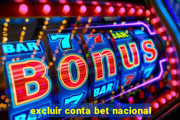 excluir conta bet nacional